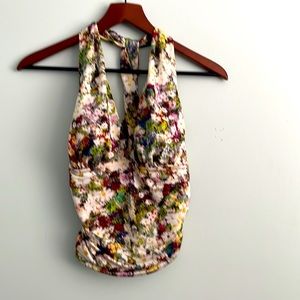 Guess summer midriff halter top